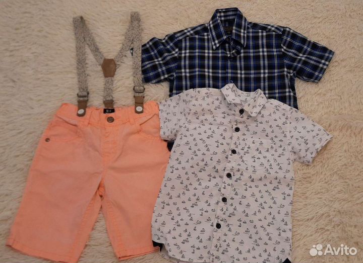 Комплект шорты и рубашки Next 104см