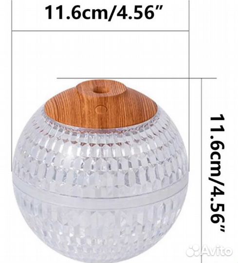 Портативный увлажнитель воздуха с хрустальным шаро