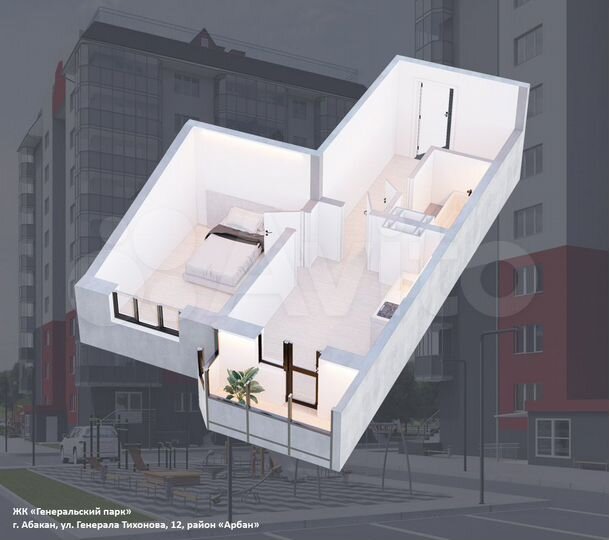 1-к. квартира, 36,5 м², 1/9 эт.