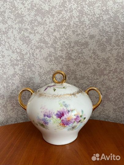 Старинная Сахарница Гарднер