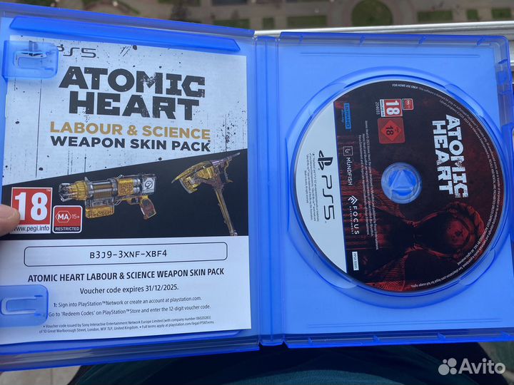 Atomic heart ps5 диск
