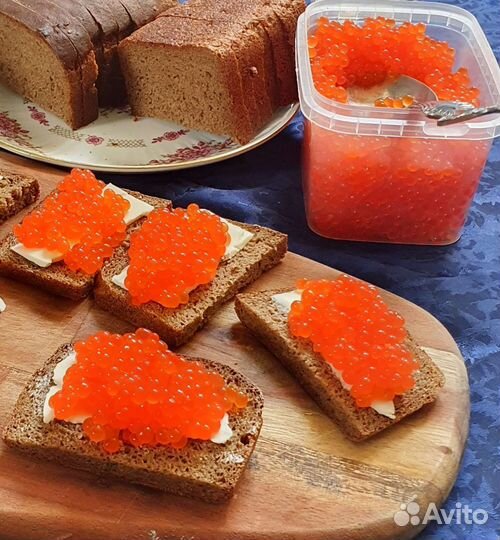 Красная икра кета