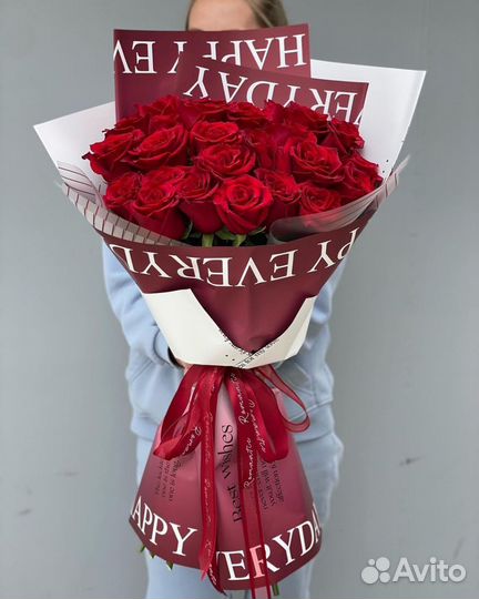 Букет из 25 роз Эквадор