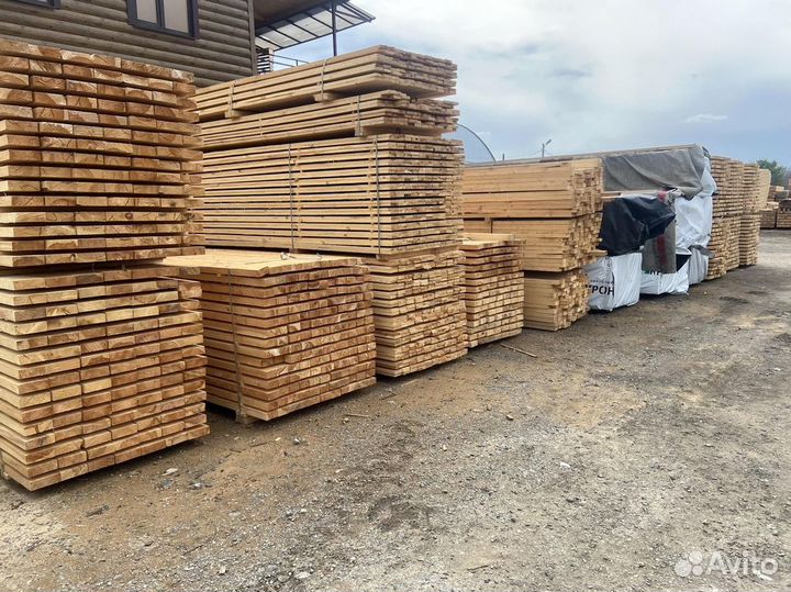 Доска обрезная 25x150x3м