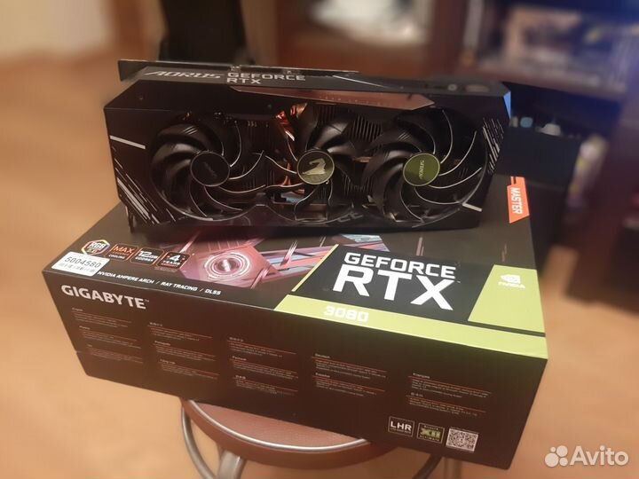 Видеокарта GeForce RTX 3080 aorus master (12gb)