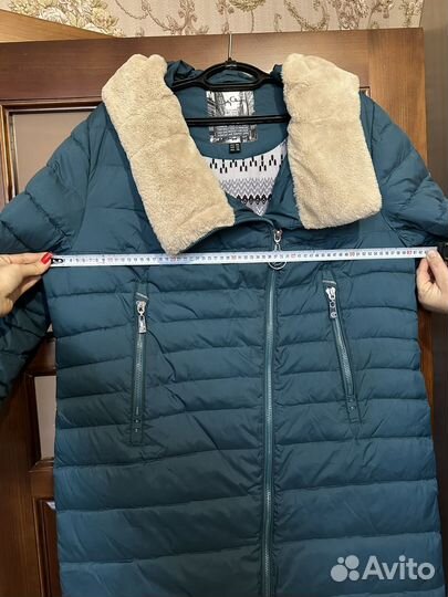 Пуховик зимний женский 58 размер