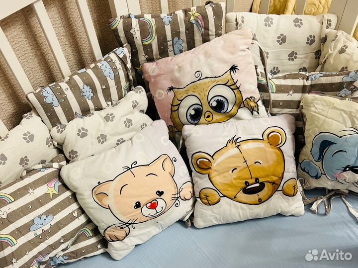 Подушки для детской кроватки
