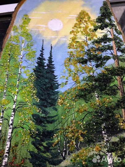 Картина на дереве