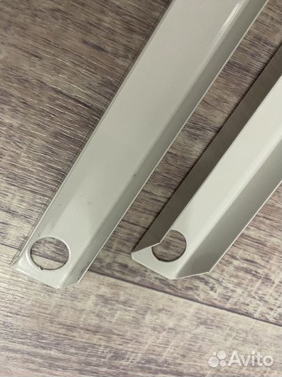 Кронштейн для полок металл белый 2шт