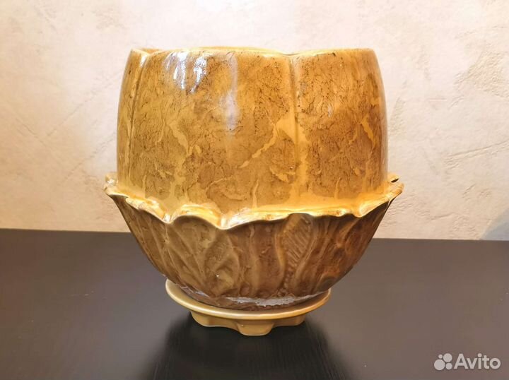 Горшок для цветов керамика большой