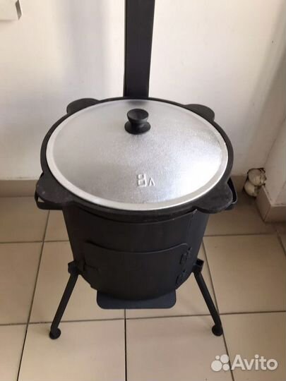 Комлект казан + печь + шумовка + специи