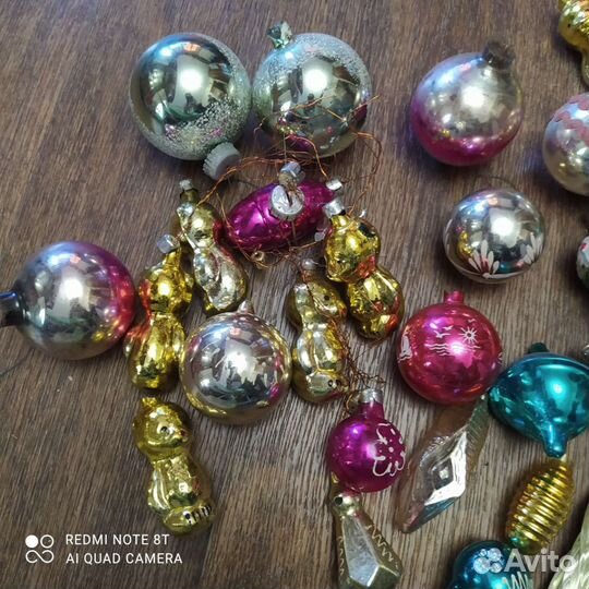 Елочные игрушки СССР одним лотом