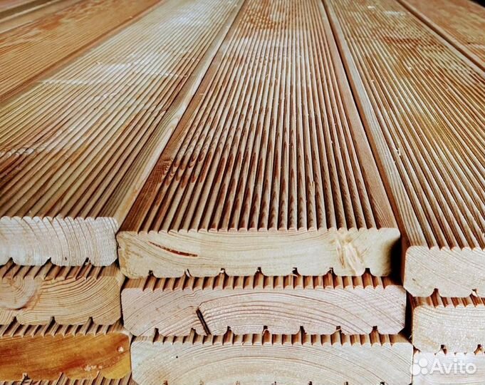 Террасная доска лиственница вельвет