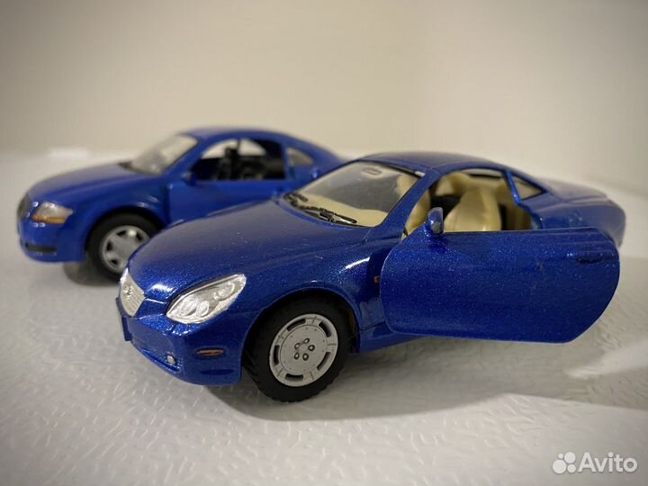 Машинки металл 1:36 Audi TT/Lexus SC 430