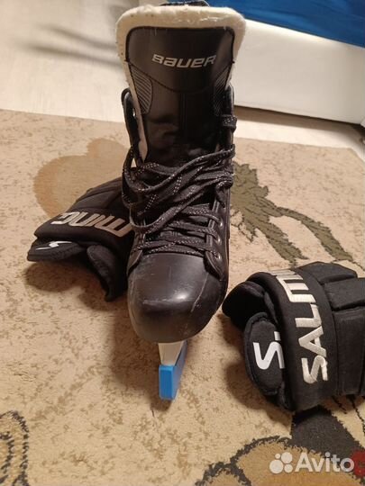 Хоккейные коньки bauer 43 размер