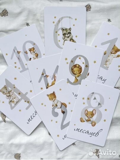 Карточки для фотосессии малыша