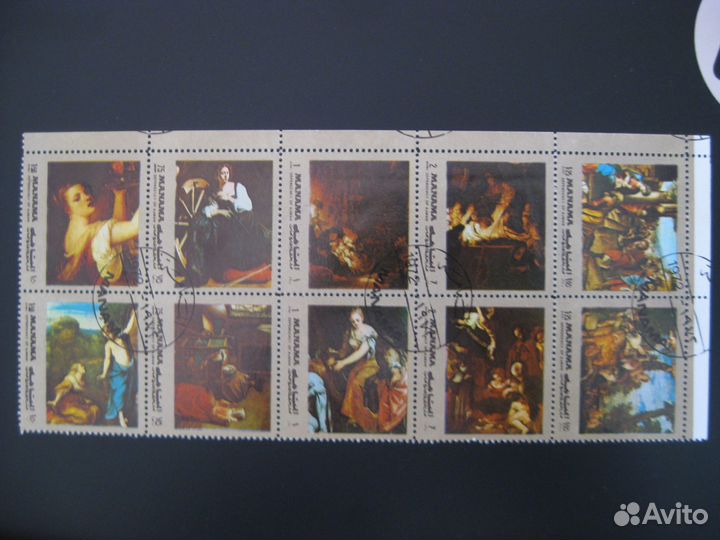 Почтовые марки Манама (ОАЭ) гашеные