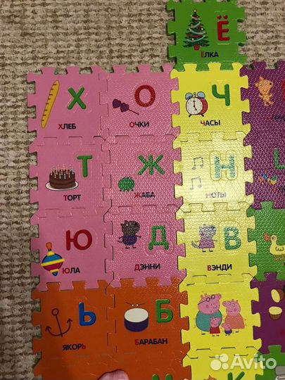 Развивающий коврик пазл