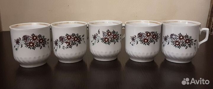 Кружки фарфор СССР цена за всё. Лотом