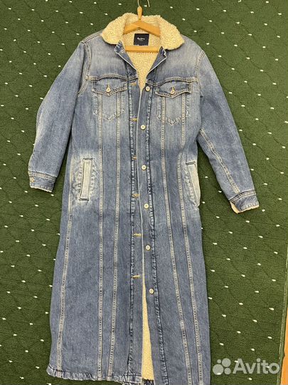 Пальто джинсовое