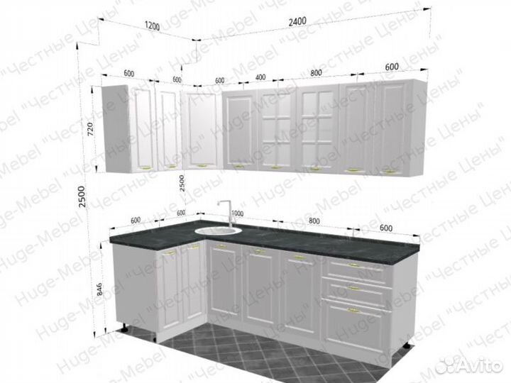 Кухня. Новый кухонный гарнитур