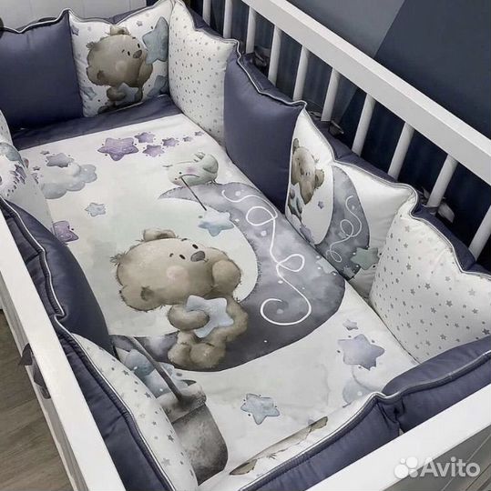 Бортики в детскую кроватку