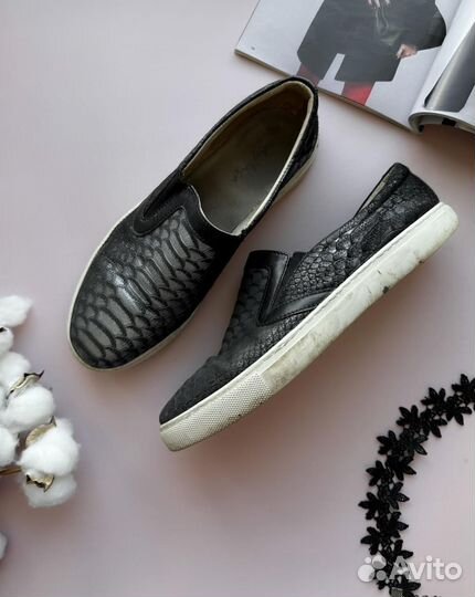 Слипоны Mirko Mikke кожаные 38-39 размер