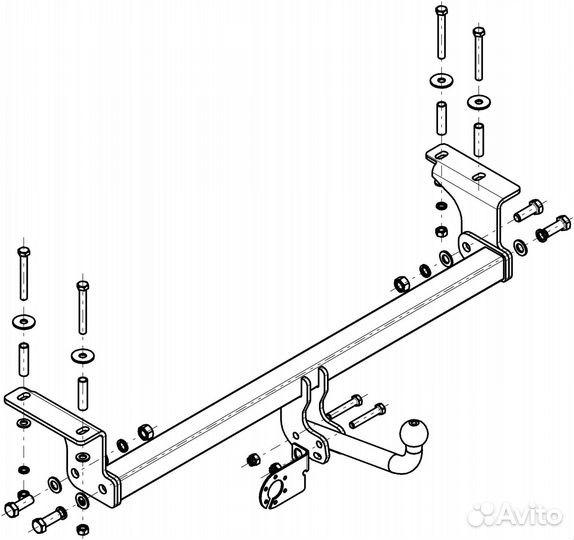 Фаркоп для Nissan Qashqai, Автос