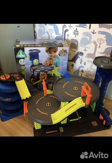 Большая парковка elc + скоростной спуск