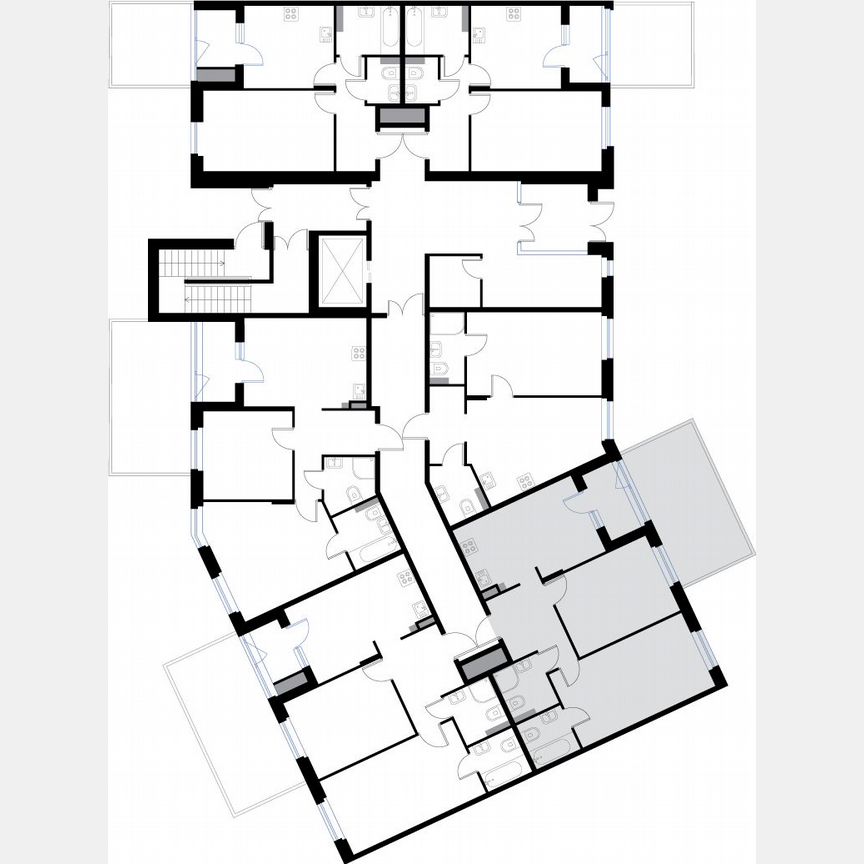2-к. квартира, 61,8 м², 1/3 эт.