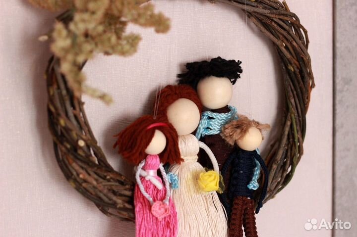 Панно из макраме 