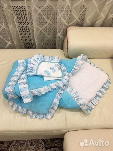 Конверт одеяло на выписку новый