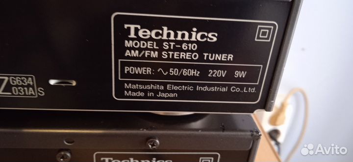 Дека Technics RS -B505 и тюнер Technics ST-610