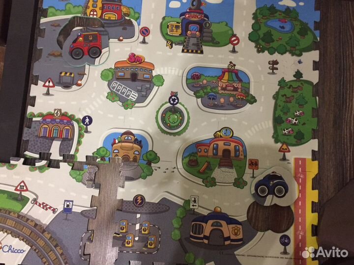 Детский коврик для ползания пазл