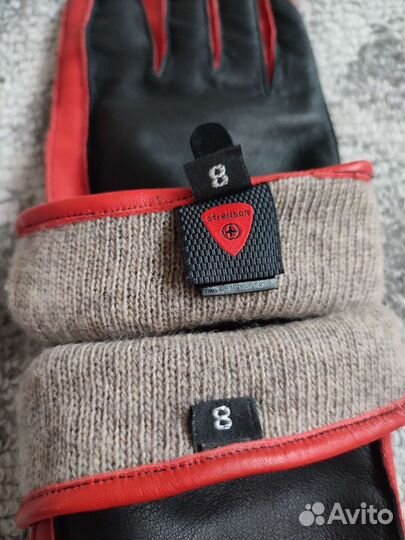 Перчатки кожаные Strellson Оригинал Новые р-р 8