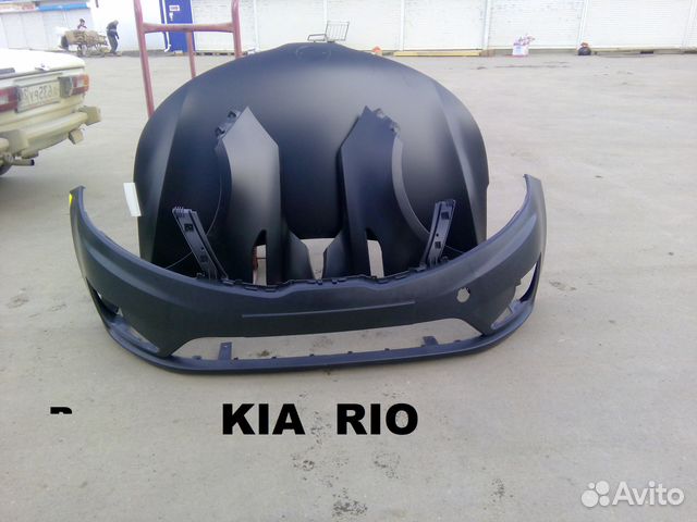 4 KIA RIO передняя часть ноускат