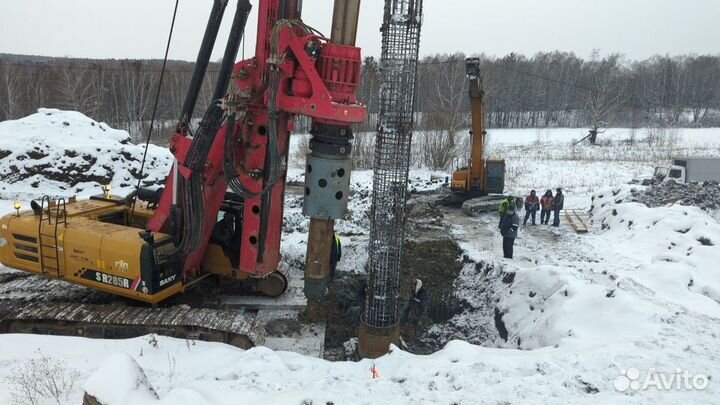 Устройство буронабивных свай