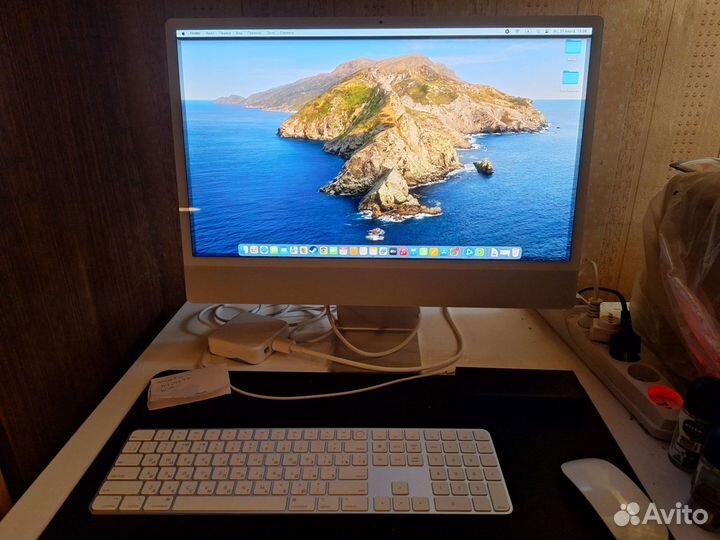 iMac 24 m3 2Tb 24gb 2024 Silver Rus Keyboard