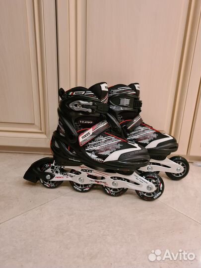 Ролики roces yuma 36-40 + экипировка + сумка