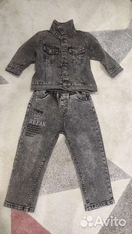 Джинсовый костюм для мальчика
