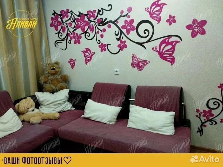 Декор из фанеры на стену