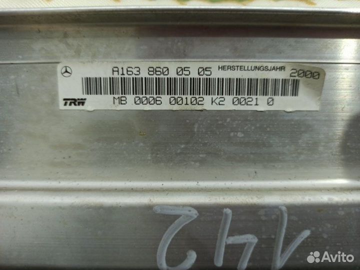 Подушка безопасности (airbag) Mercedes-Benz Ml