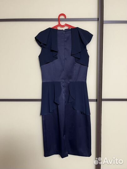 Атласное платье