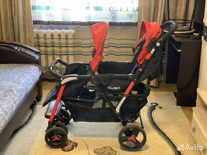 Коляска для двойни EasyGo Fusion Duo