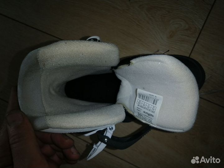 Мужские хокейные коньки Oxelo (черные, 43размер)