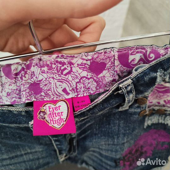 Джинсовые шорты для девочек 86-134