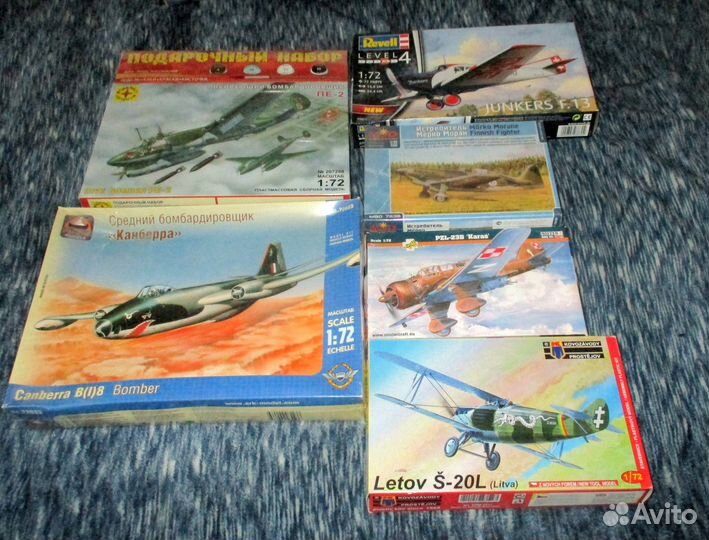Сборные модели самолетов 1 72