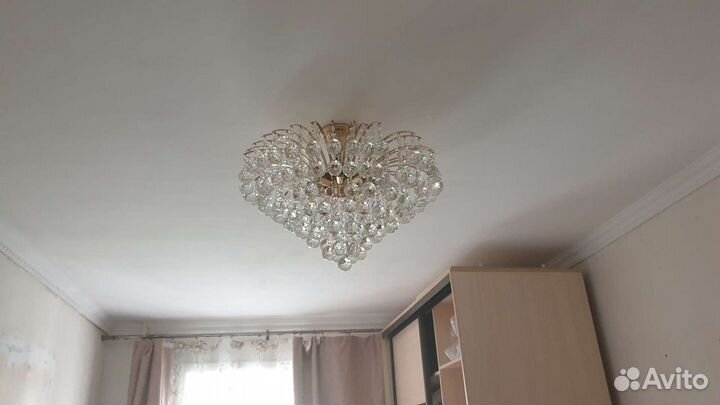 Люстра девятирожковая хрусталь евросвет