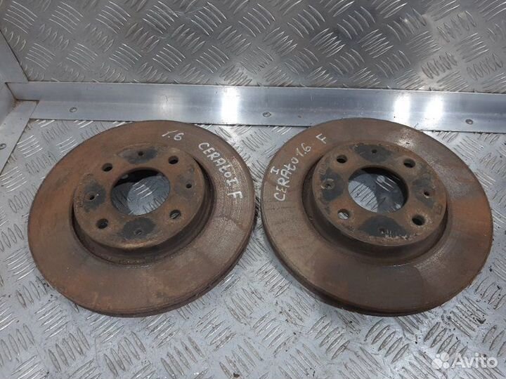 Диск тормозной передний Kia Cerato LD G4FC 2008