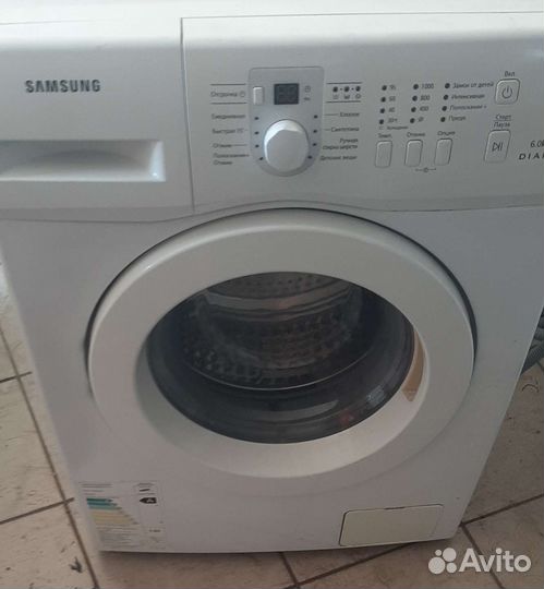 Стиральная машина samsung diamond 6кг